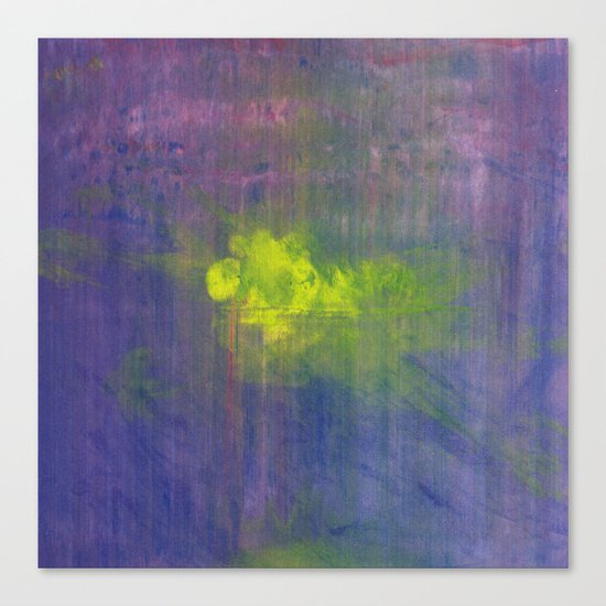 Cloud Screen Print Canvas Print