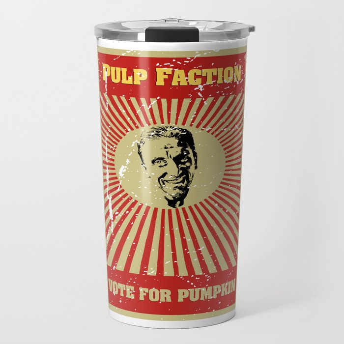 Pulp Faction: Pumpkin Travel Mug