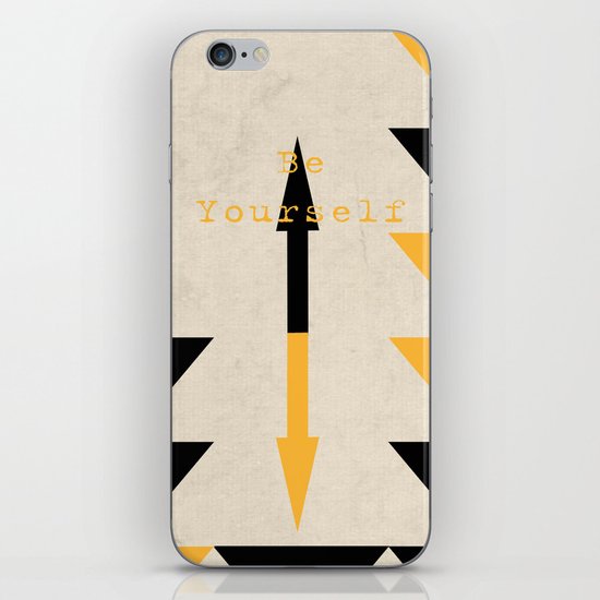 Be Yourself iPhone & iPod Skin