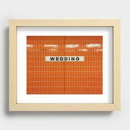 Berlin U-Bahn Memories - Wedding Recessed Framed Print