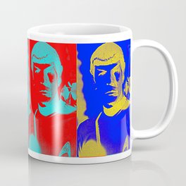 Science Officer Spock (Andy Warhol Remix) Coffee Mug