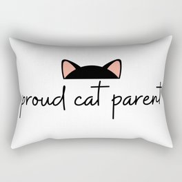 proud cat parent Rectangular Pillow