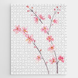 Spring Blossom in pink Jigsaw Puzzle