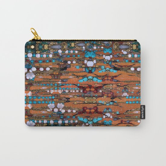 Abstract Indian Boho Carry-All Pouch