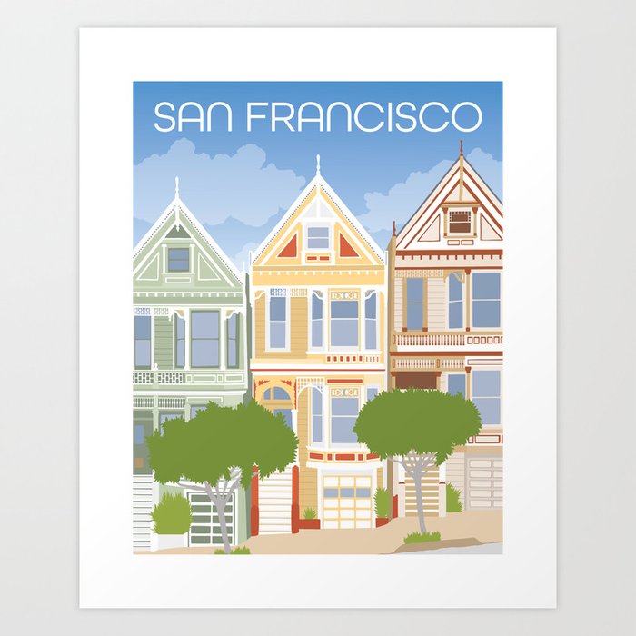 San Francisco California Art Print