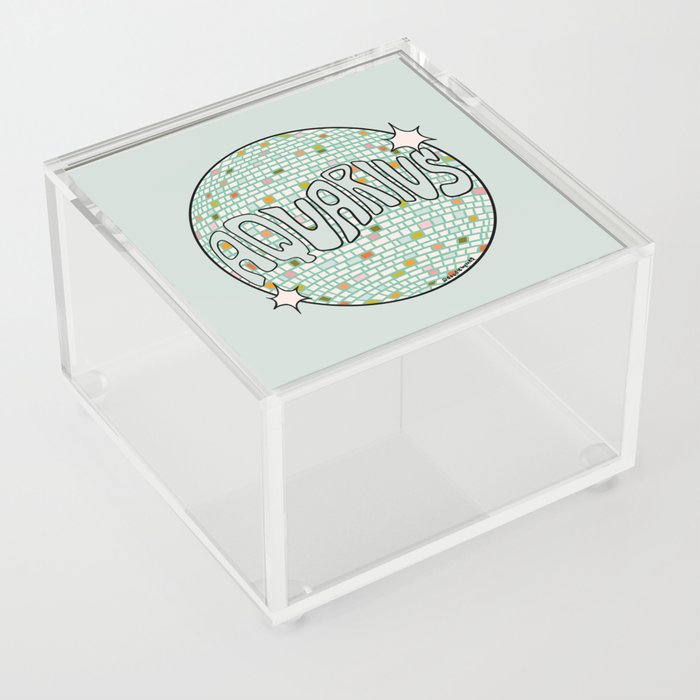 Aquarius Disco Ball Acrylic Box