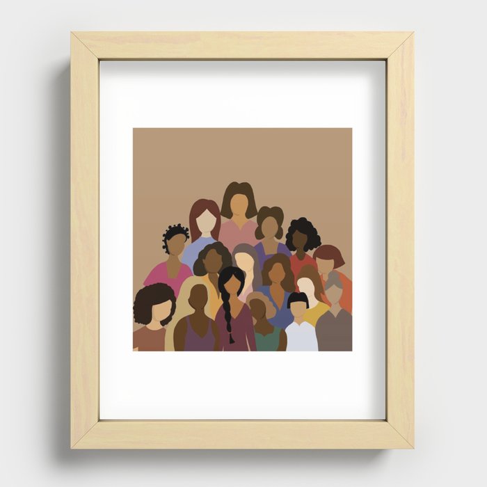Beauty in Every Shade Recessed Framed Print