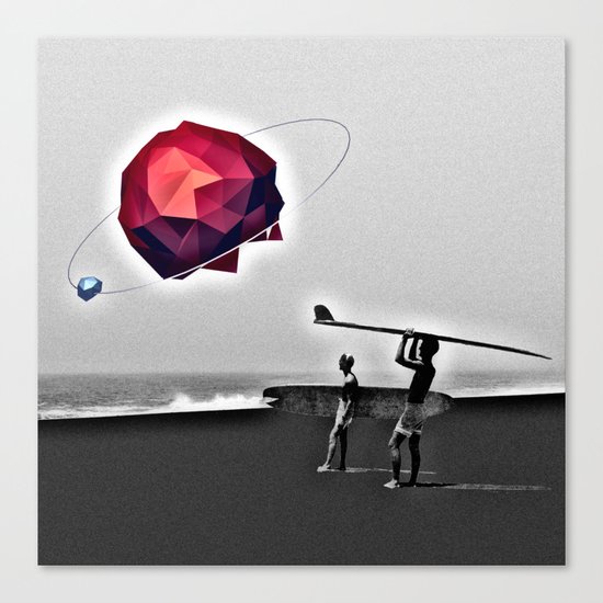 Square Beach Canvas Print