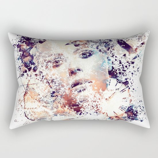 Fragmented Memories Rectangular Pillow
