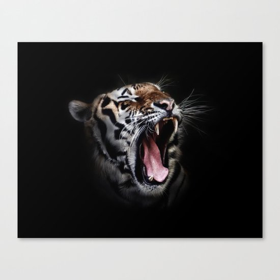 Ferocious Tiger Canvas Print