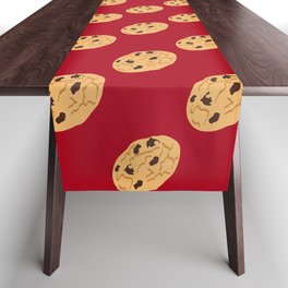 cookies on red Table Runner