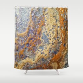 Galactic Enigma Shower Curtain