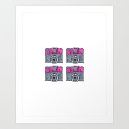 Diana Mini - Pink Art Print