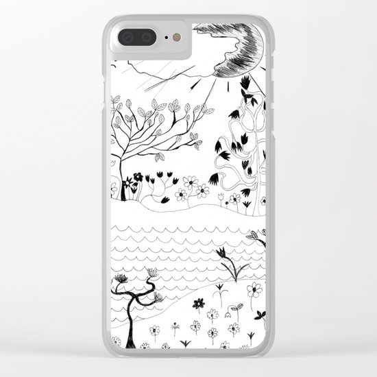 Perfect Imperfection Clear iPhone Case