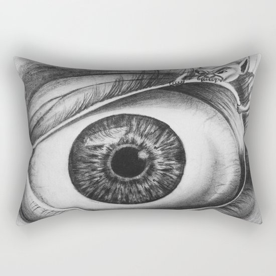INTERNAL BATTLE Rectangular Pillow