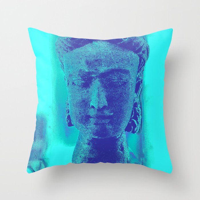 Meditating Buddha 3 Throw Pillow