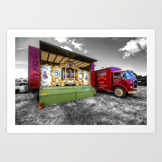 Masham Steam Organ Art Print