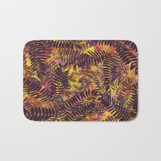 Tropical Abstract Bath Mat