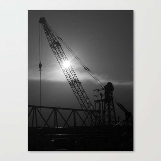 crane spotting... Canvas Print