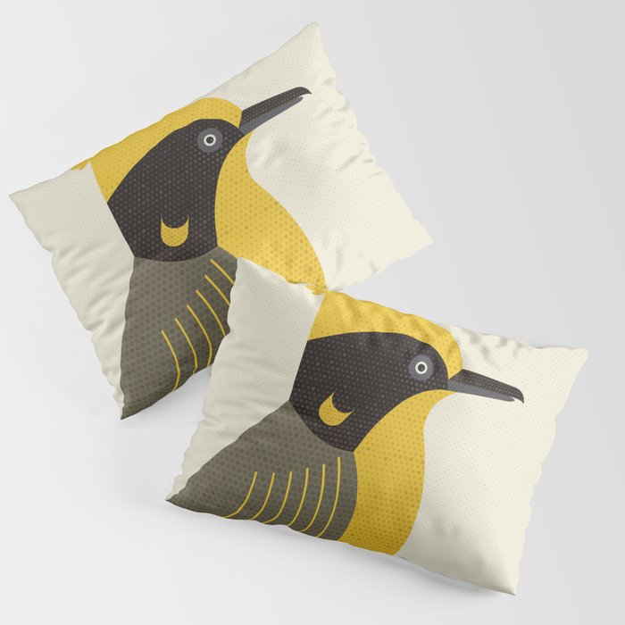 Whimsy Helmeted Honeyeater Pillow Sham