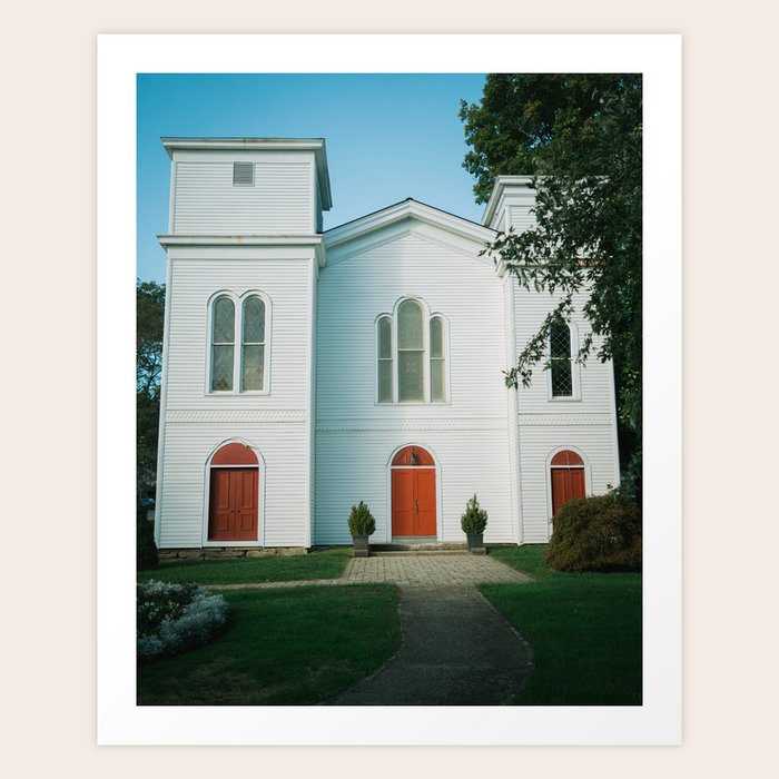 Millerton Methodist Church, Millerton Art Print by Jon Bilous Society6
