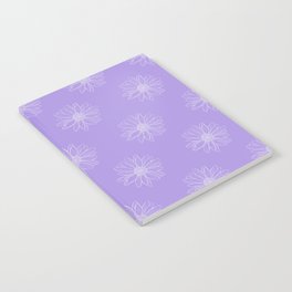 Positively Purple Daisies Notebook