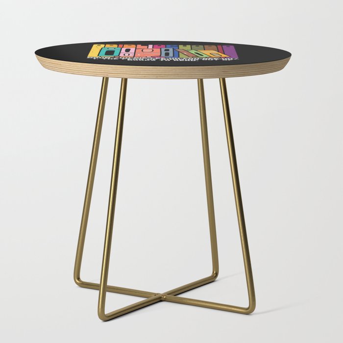 Funny Abibliophobia Definition Side Table