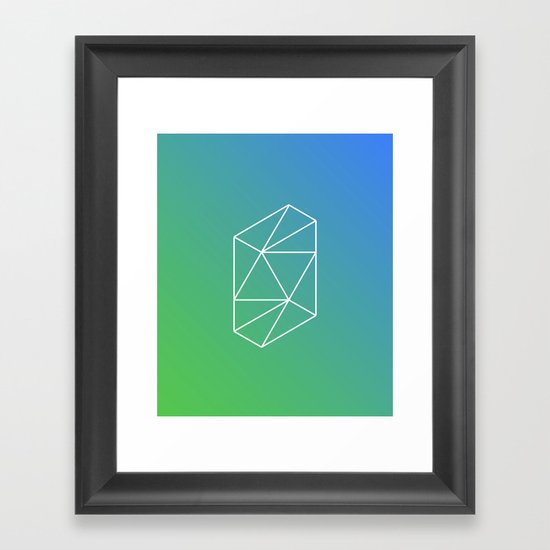 Geometry Framed Art Print