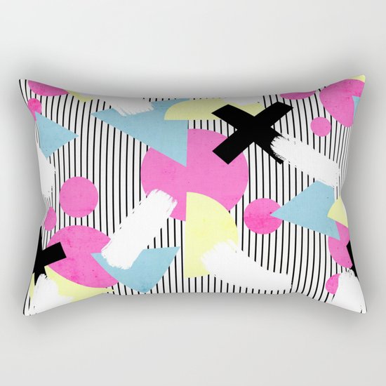80's Theme Rectangular Pillow