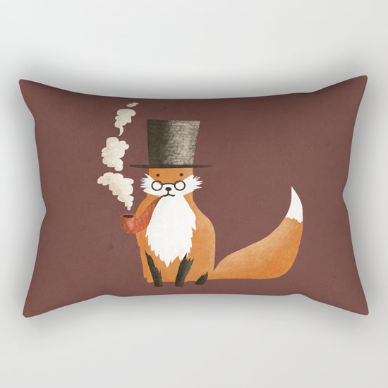 Fancy Fox Rectangular Pillow