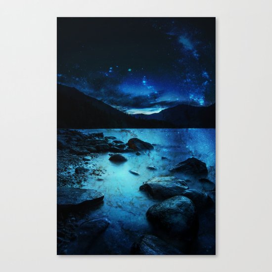 Magical Mountain Lake Canvas Print