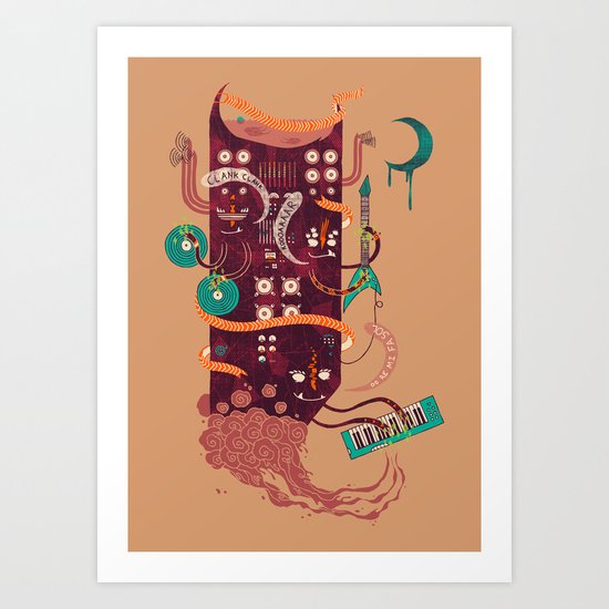 Power Trio Art Print
