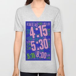 Pace run , number 026 V Neck T Shirt