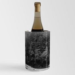 Beach and Forest | Black and White Photography | Oregon Coast Bridge Wine Chiller