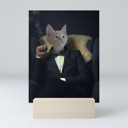 Damper Cat Mini Art Print