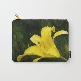 Yellow Daylily in Profile Carry-All Pouch