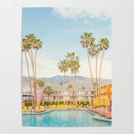 Palm Springs Pool Poster
