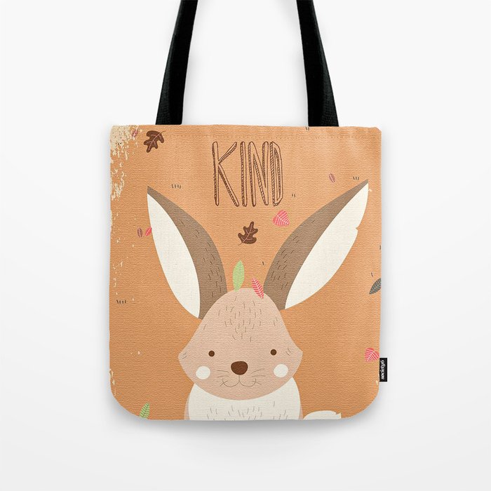 Be Kind  Bunnies Easter Day Tote Bag