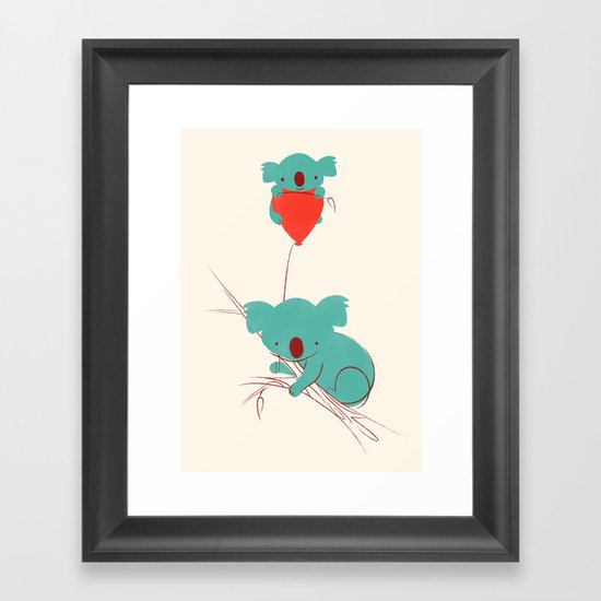 Red Balloon Framed Art Print