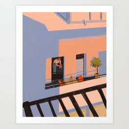 Balcony II Art Print