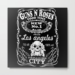 Guns n Roses Metal Print | Black, Guinness, Lager, Brewski, Brownbottle, Malt, Barleypop, Beer, Ireland, Irish 