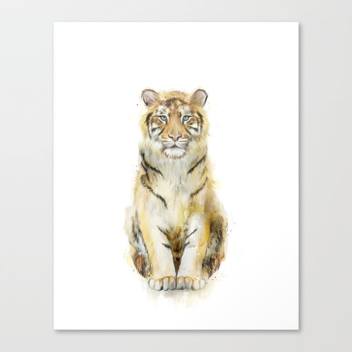Tiger // Sound Canvas Print