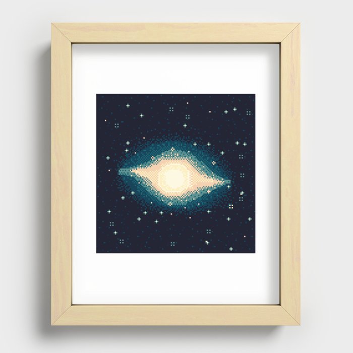 Sombrero Galaxy M104 (8bit) Recessed Framed Print