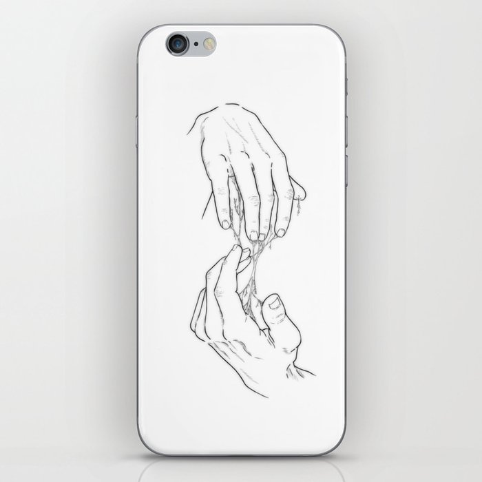 Hands and roots iPhone Skin