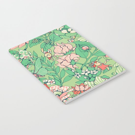 Garden party - sage tea version Notebook