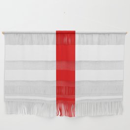 Letter I (Red & White) Wall Hanging