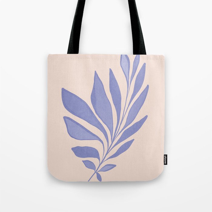 Veri Peri Mini Palm Leaf on Blush Tote Bag