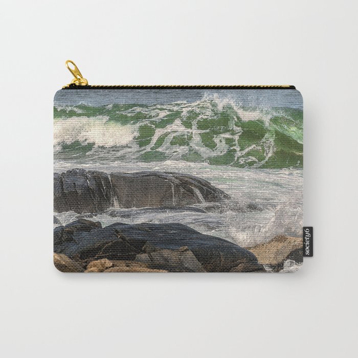 Emerald wave Carry-All Pouch