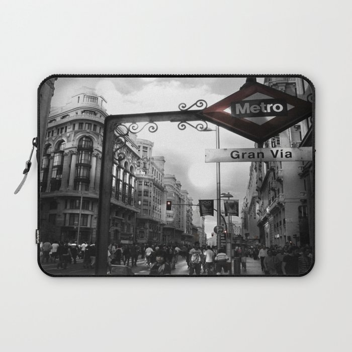 Gran Via-Madrid Laptop Sleeve
