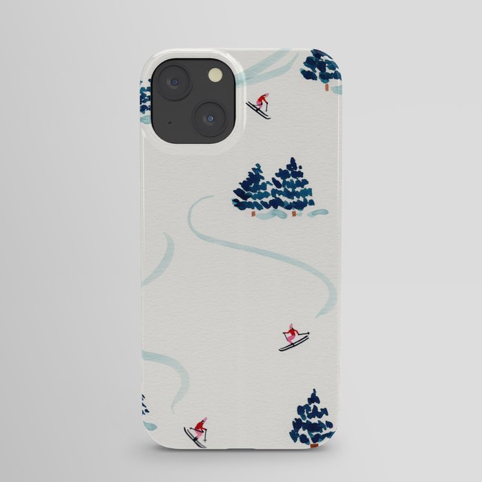 Little Skiers iPhone Case